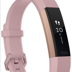 Fitbit Alta HR Gold + Pink with Screen Protector